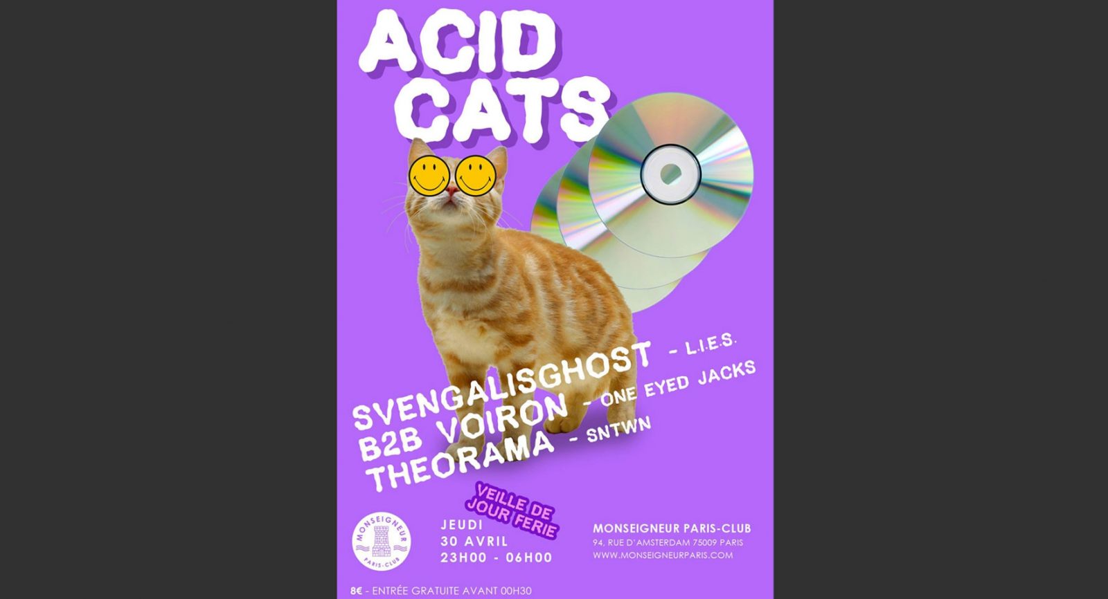 Acid Cats w/Svengalisghost B2B Voiron