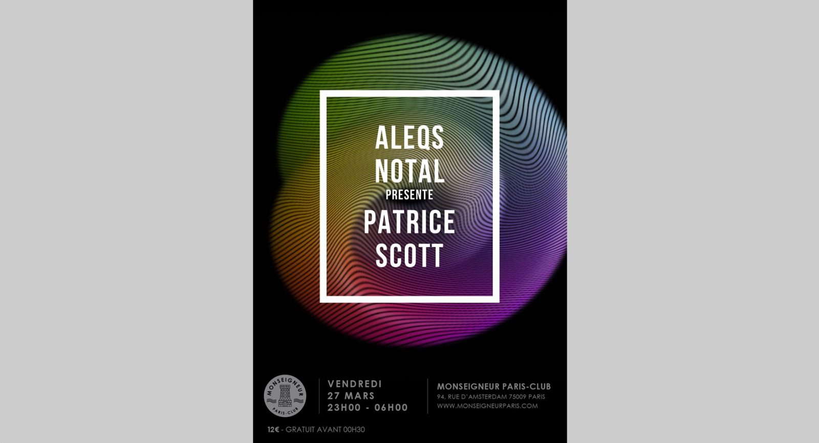 Aleqs Notal présente Patrice Scott