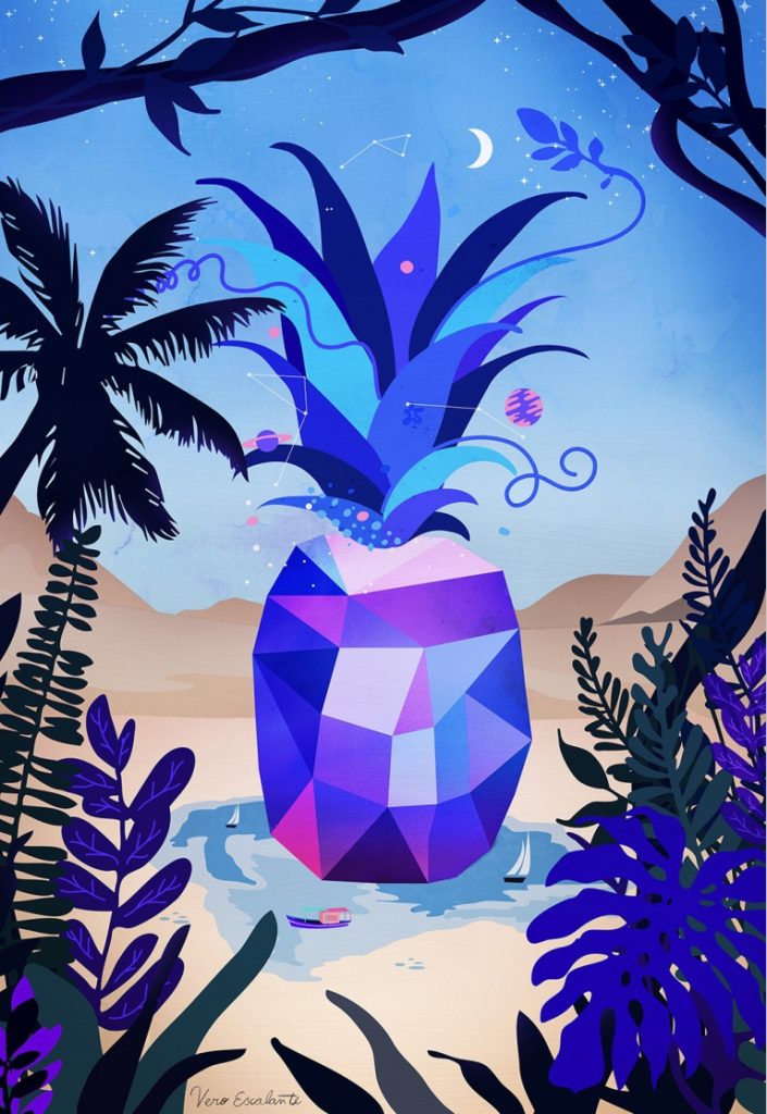 "Pineapple Island" de Vero Escalante Kiblind