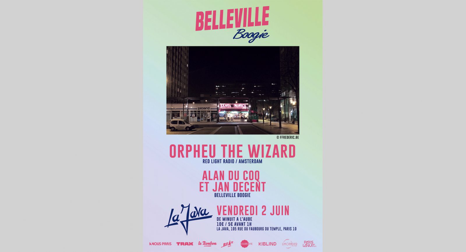 Belleville Boogie w/Orpheu The Wizard
