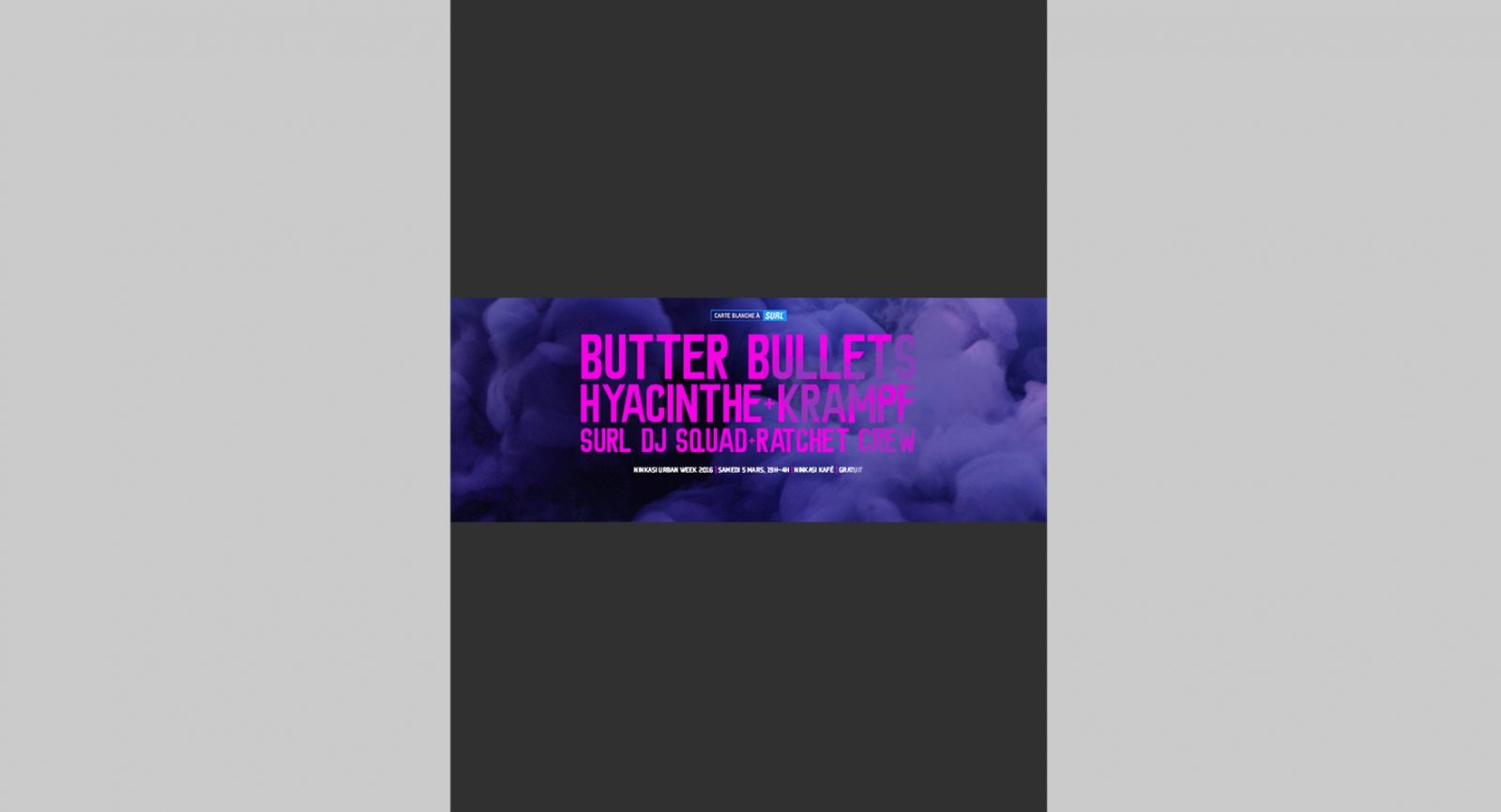 Carte Blanche à SURL w/Butter Bullets