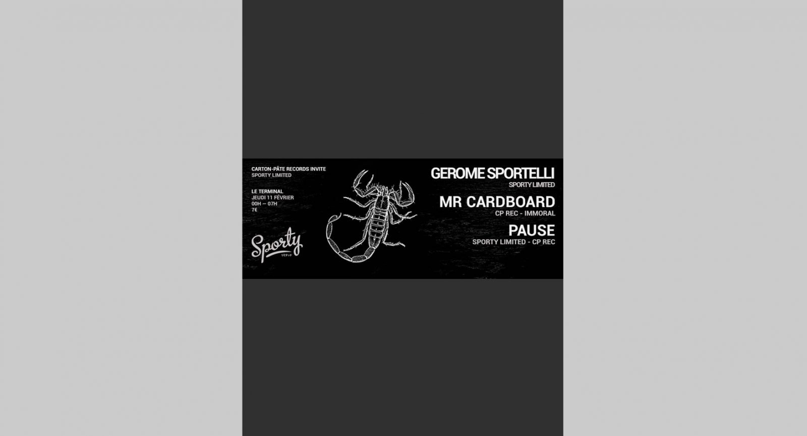 Carton-Pâte Records pres. Gerome Sportelli