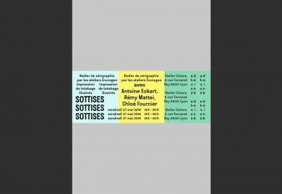 Atelier sérigraphie Sottises @ Colora