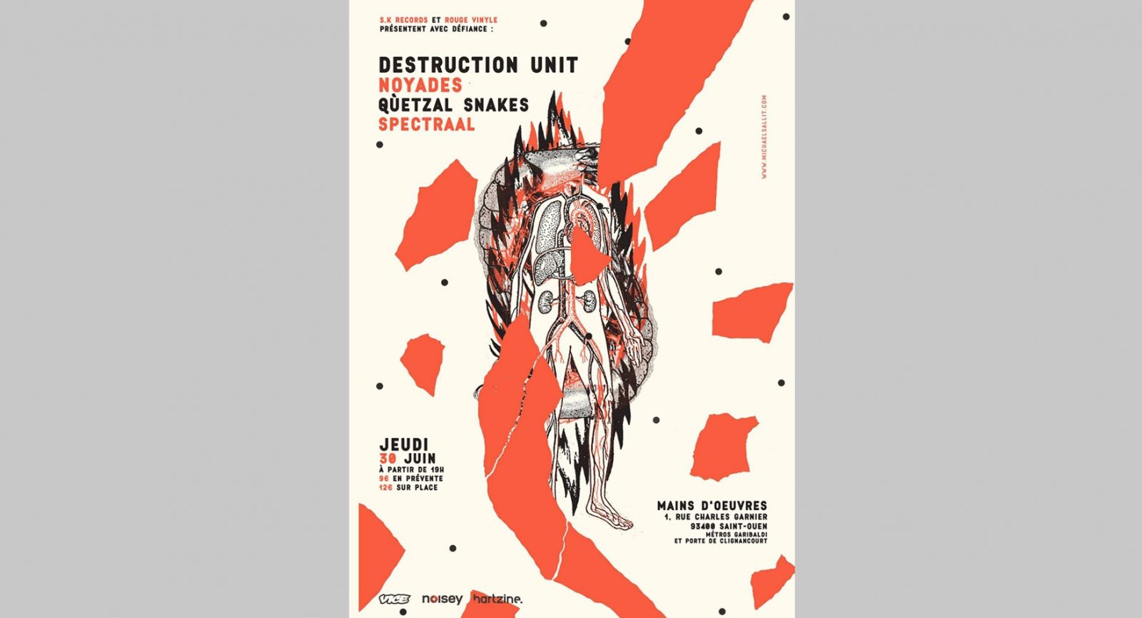 Rouge vinyle x Mains d’oeuvres w/Destruction Unit & more