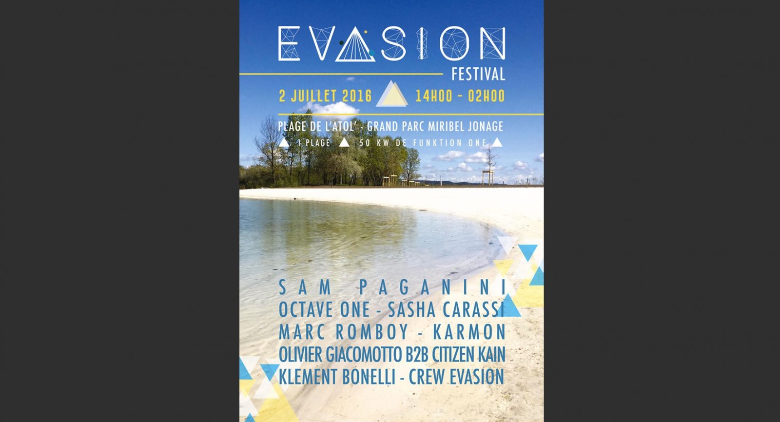 [Festival] Evasion #1 w/ Sam Paganini x Octave One