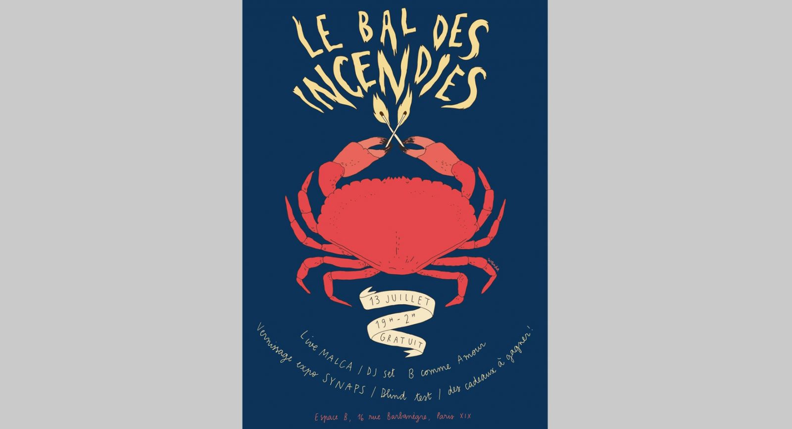 Le Bal des incendies w/ Malca