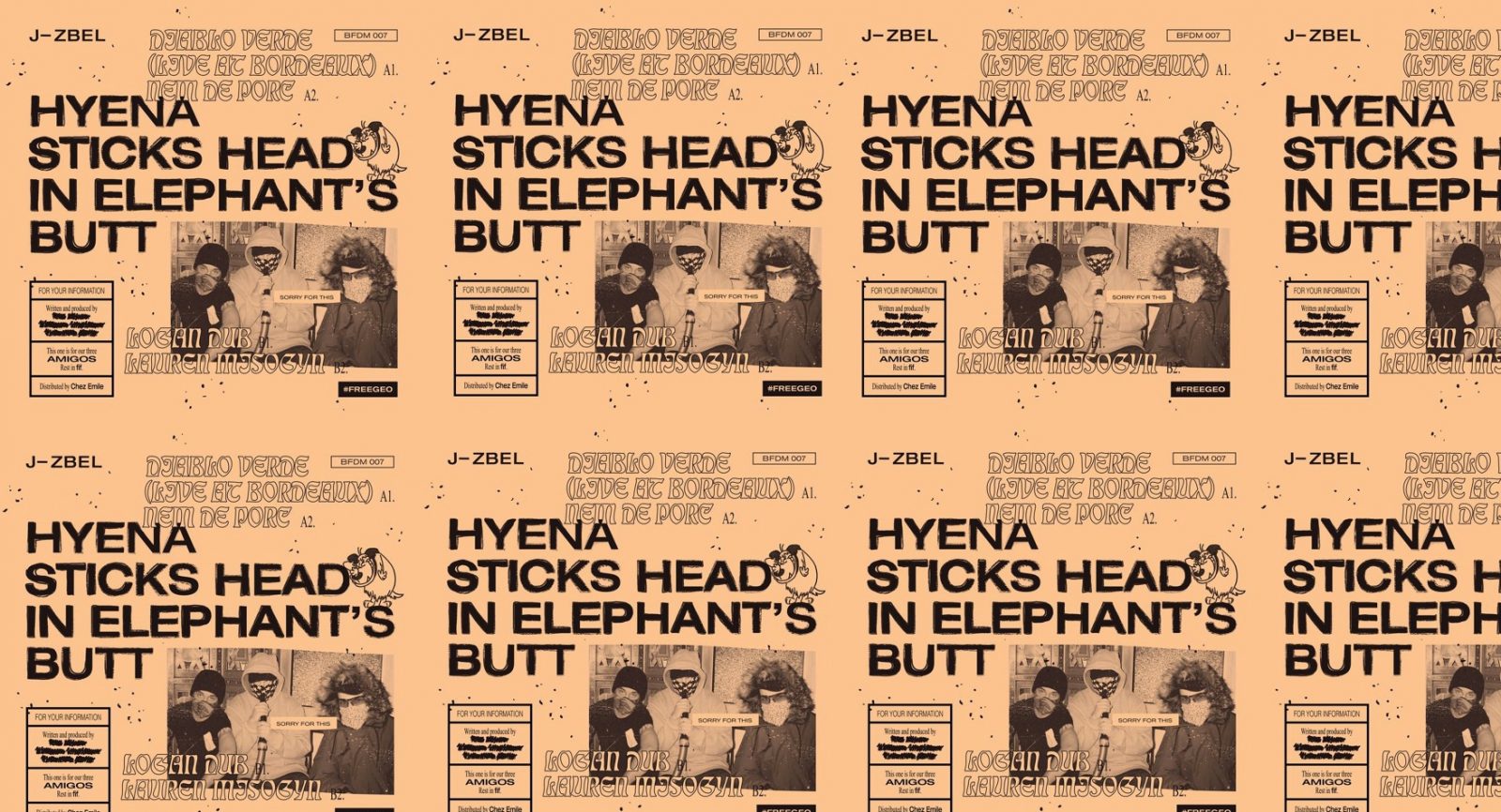 J-Zbel – Hyena Sticks Head In Elephant’s Butt