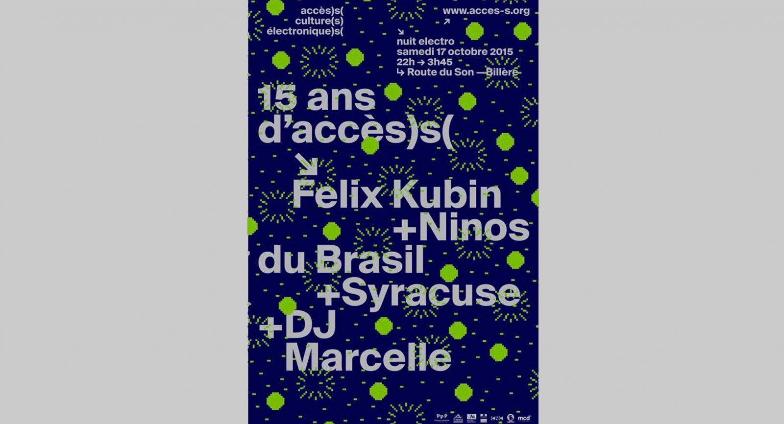 Nuits des 15 ans d’Accès)s(