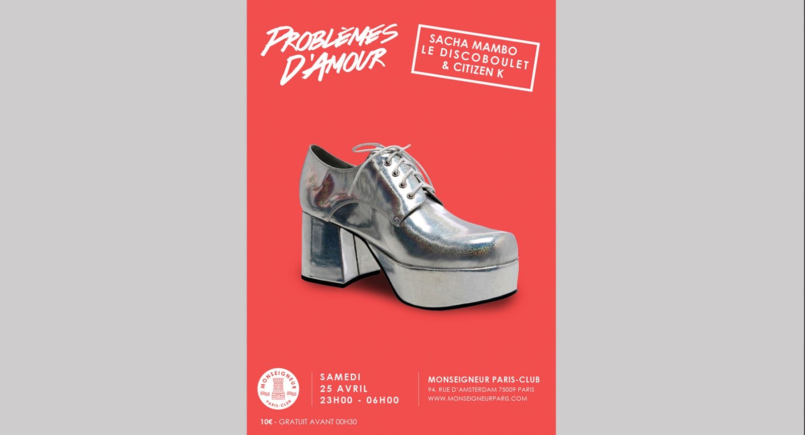 Problèmes d’amour w/ Sacha Mambo