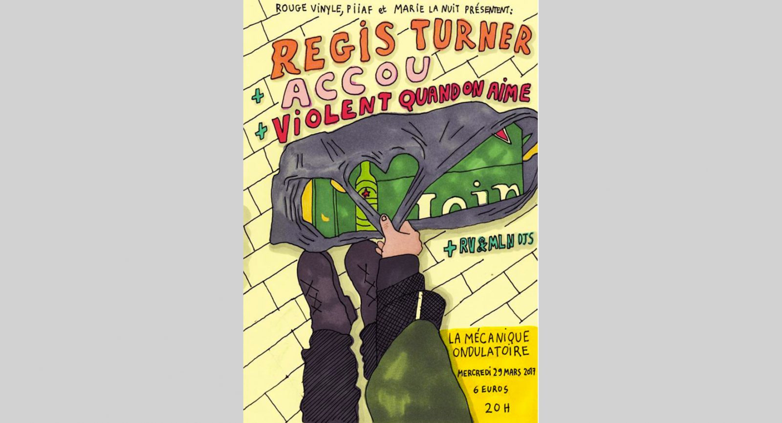 Regis Turner, Accou & Violent Quand On Aime