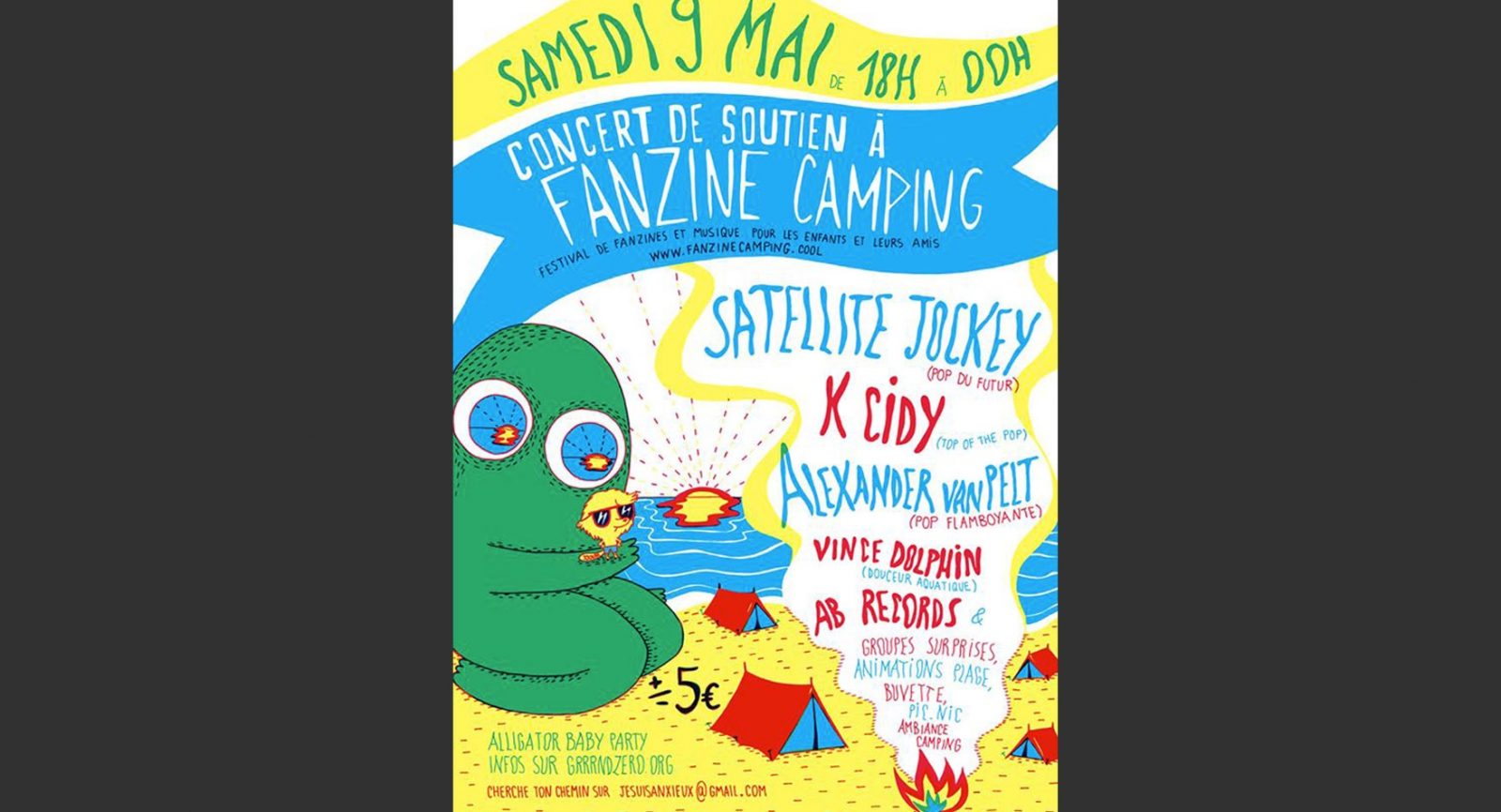 Soutien au Fanzine Camping w/AB Records