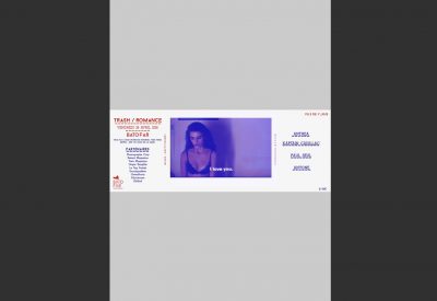Trash/Romance #8 w/Anthea