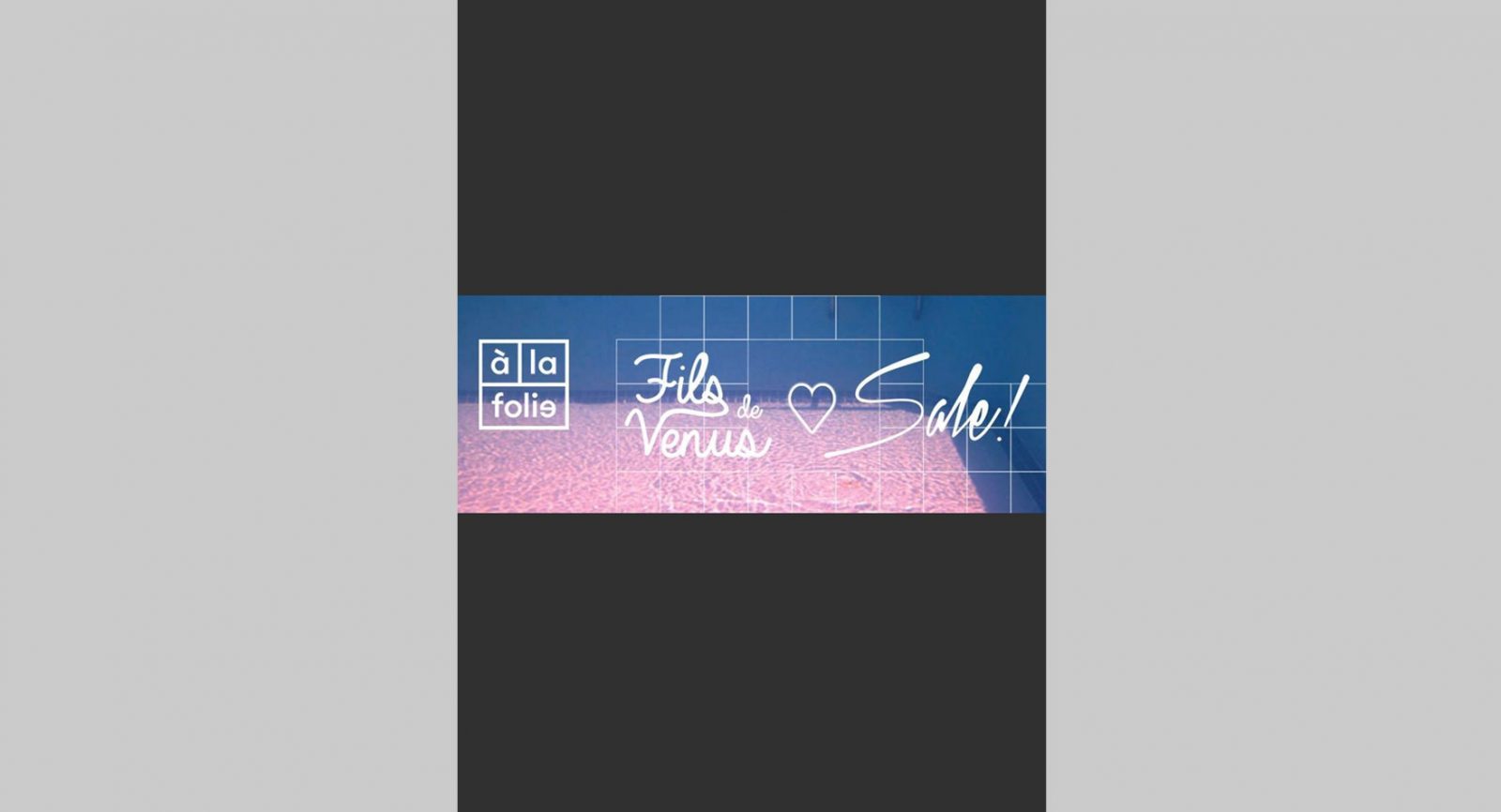 Fils de Vénus <3 Sale !