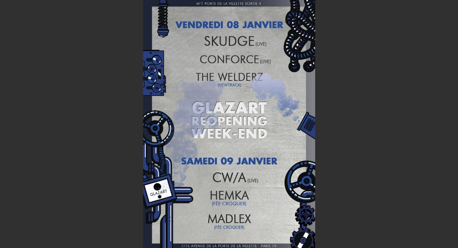 Glazart Reopening Weekend w/ Skudge