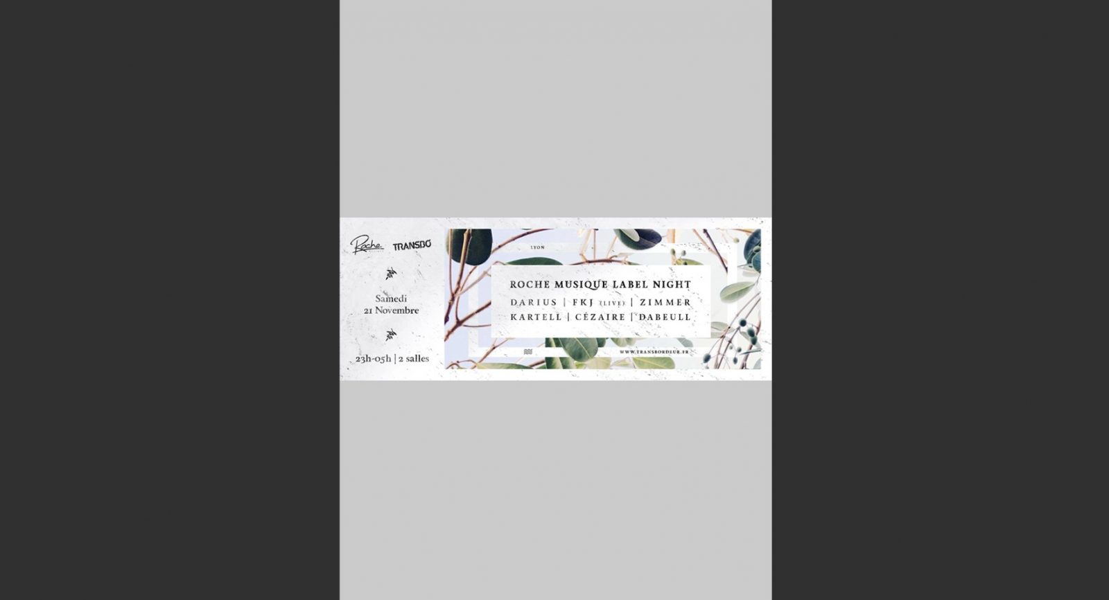 Roche musique label night