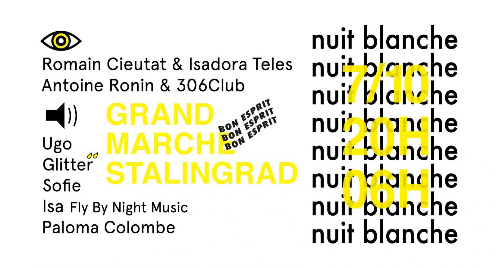 Nuit Blanche & Bon Esprit