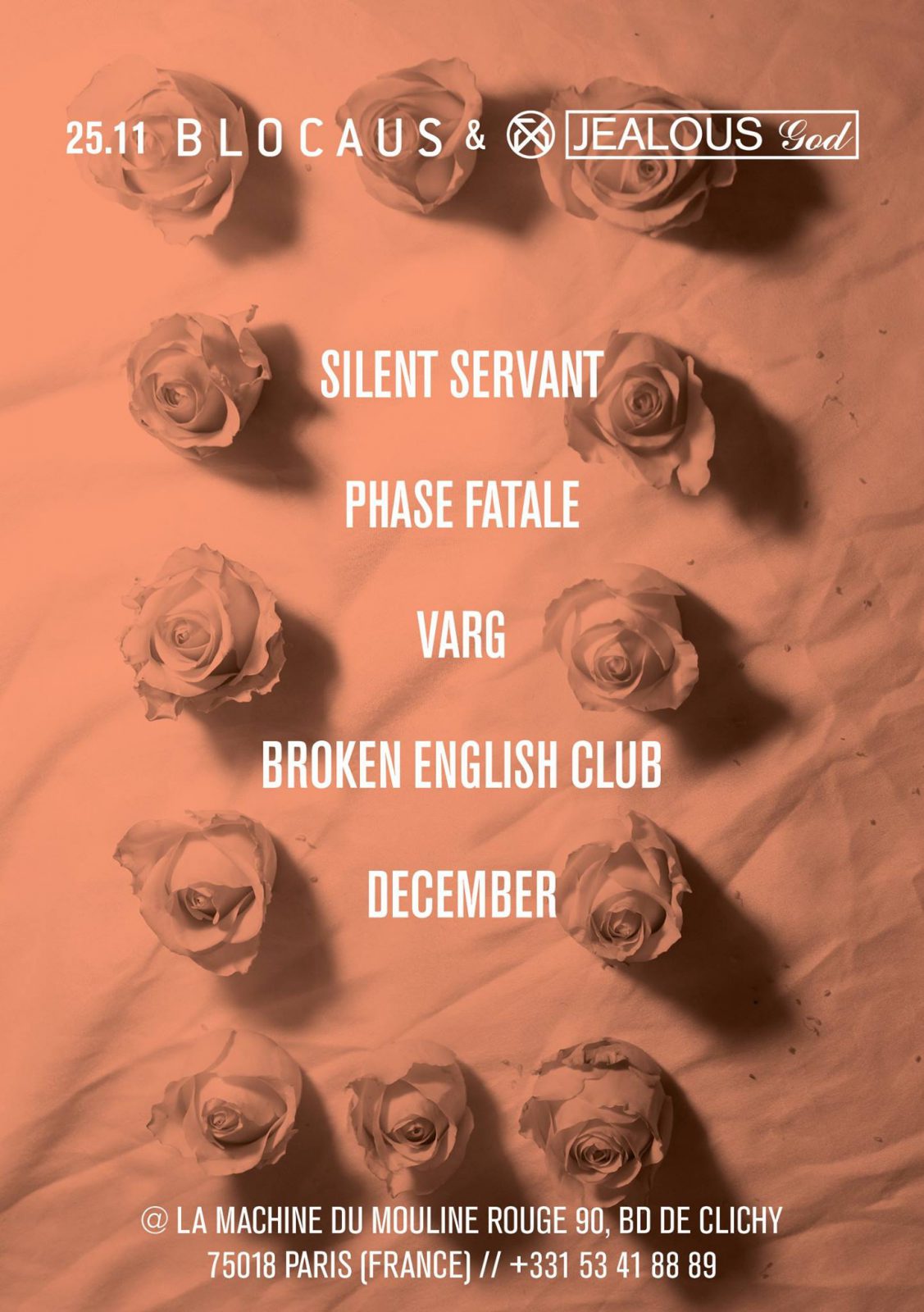 [Soirée] Blocaus prés. Jealous God Label Night w/Silent Servant