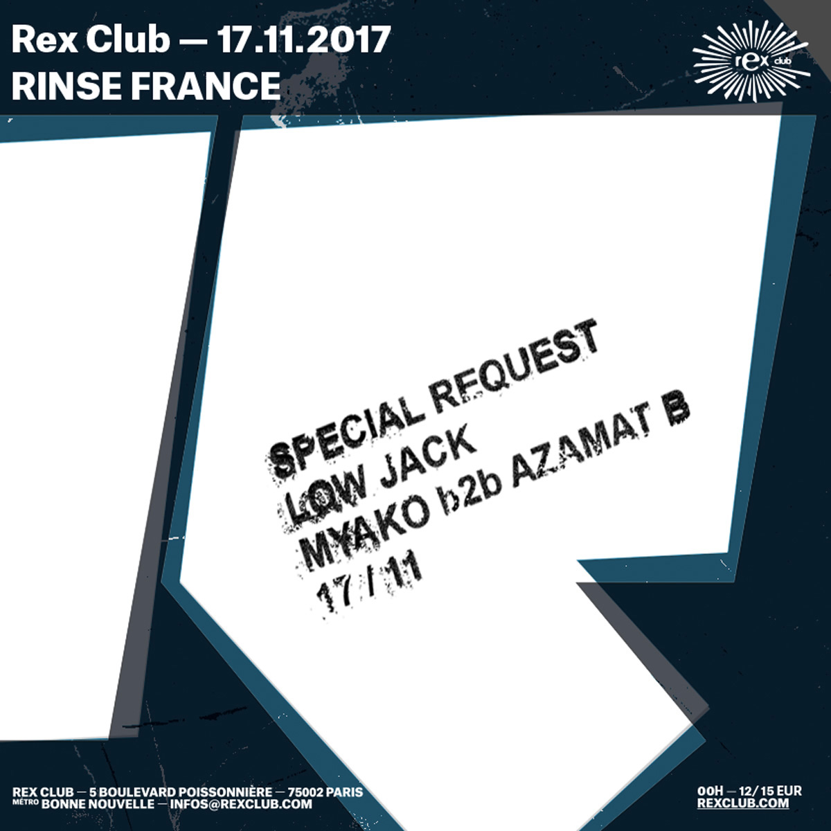 [Soirée] Rinse France w/Special Request