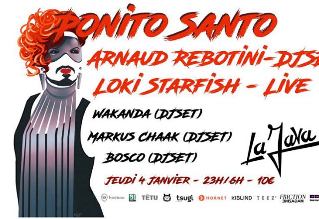 [Soirée] Ponito Santa #2 w/Arnaud Rebotini, Loki Starfish