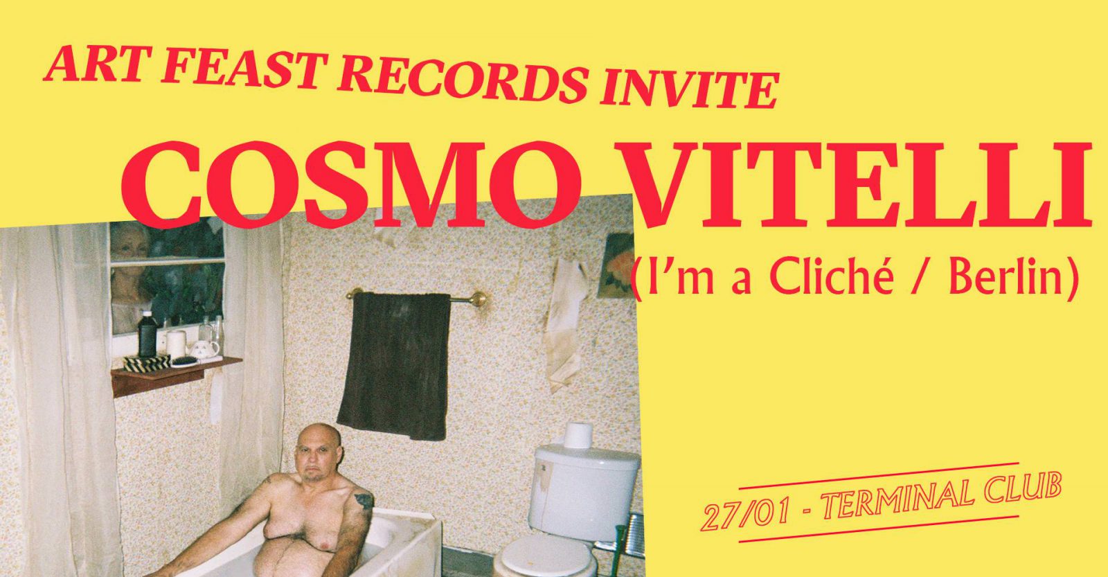 [Soirée] Art Feast Records w/Cosmo Vitelli