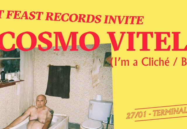 [Soirée] Art Feast Records w/Cosmo Vitelli