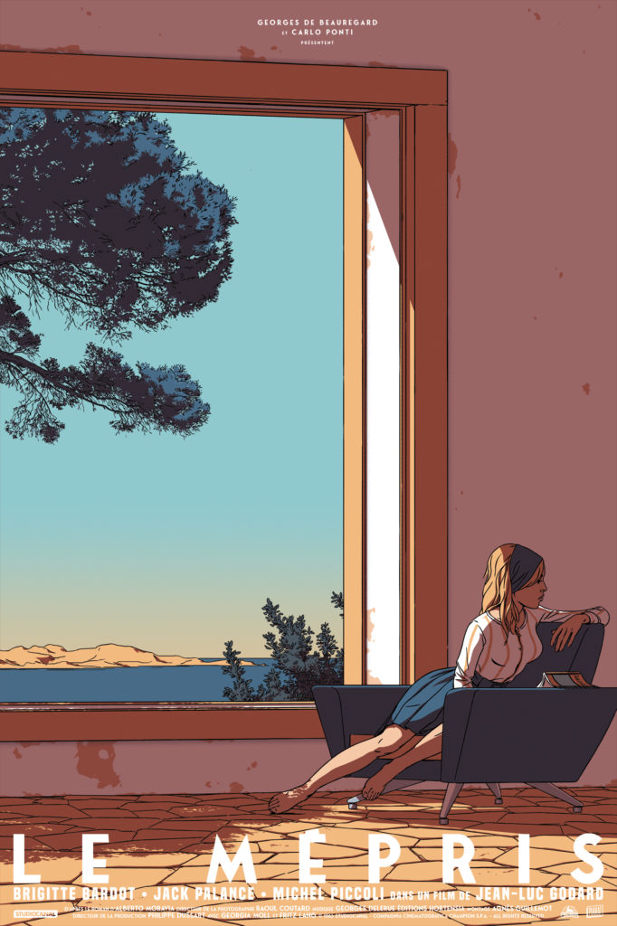 Le Mépris, affiche pour PLAKAT Kiblind