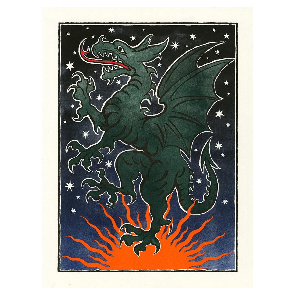 Félix Ernoult affiche dragon 