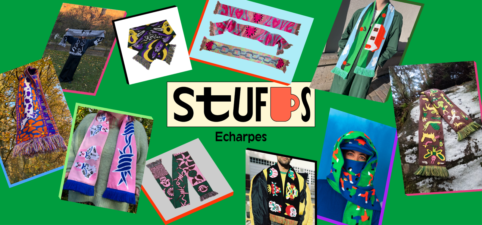 Stuffs : nos écharpes illustrées préférées